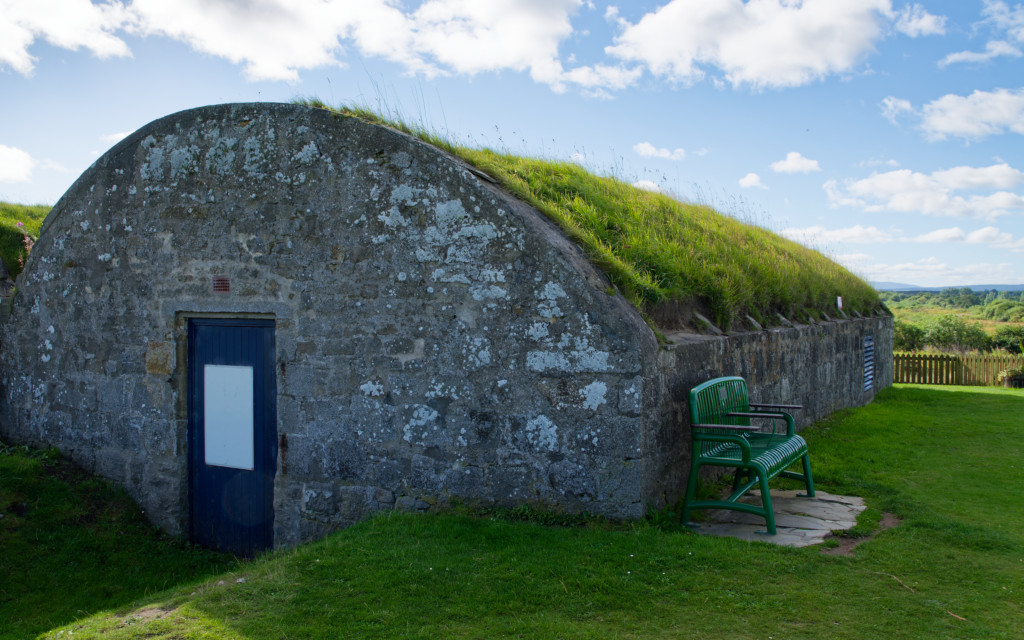 Das war einst ein Kühlhaus für die Lachse, die an der Mündung des Spey in das Meer sich tummelten.