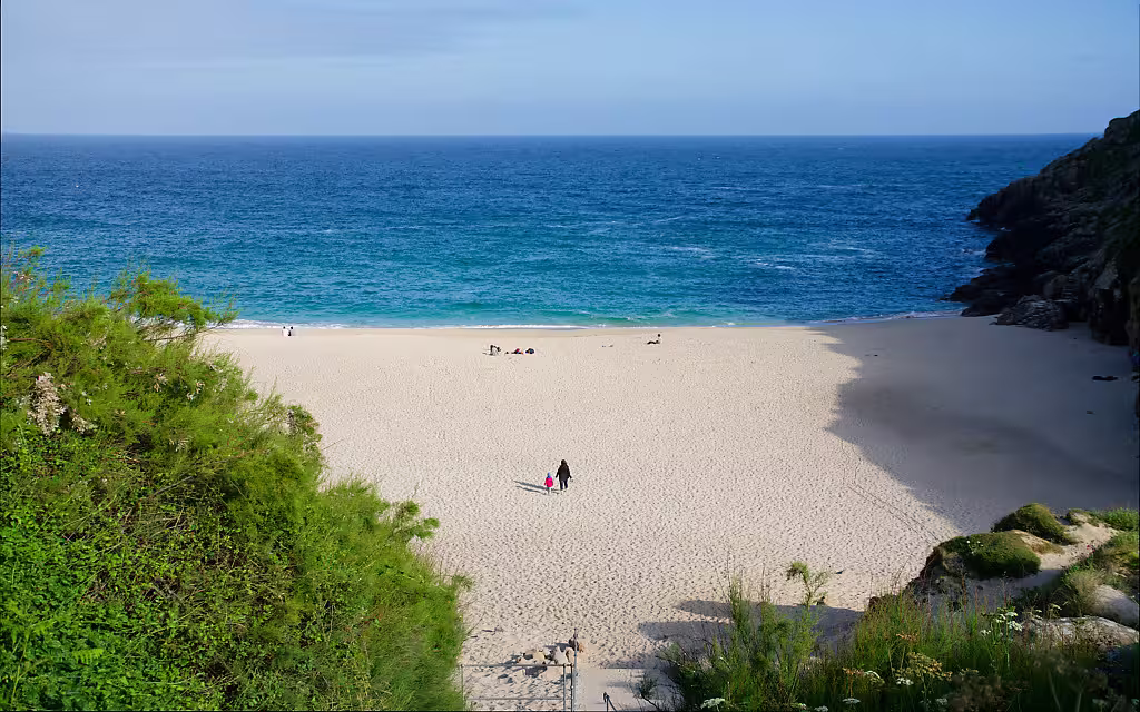Porthcurno Beach